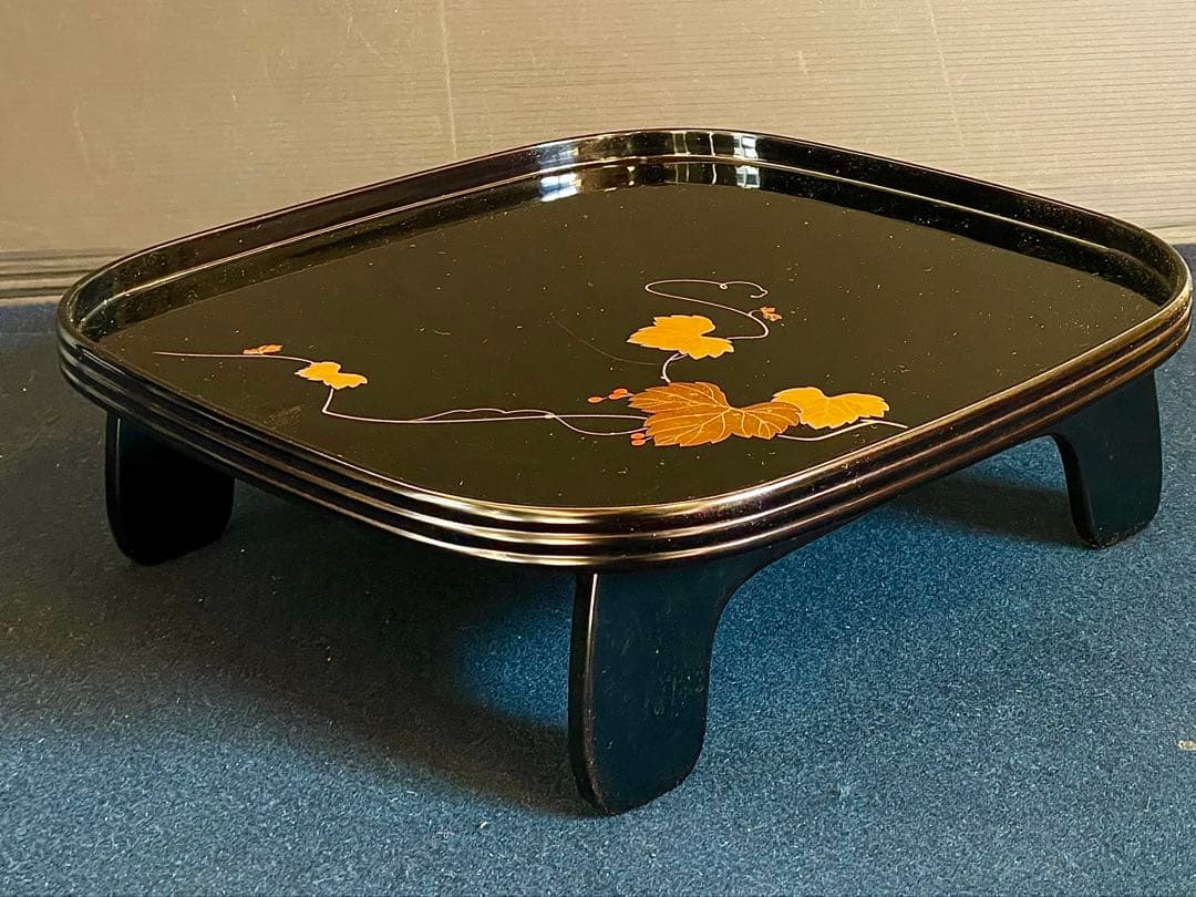 割引❣️「母」 輪島塗 蔦蒔絵 轡形 二の膳 10客 大向高洲堂 （125柱二）