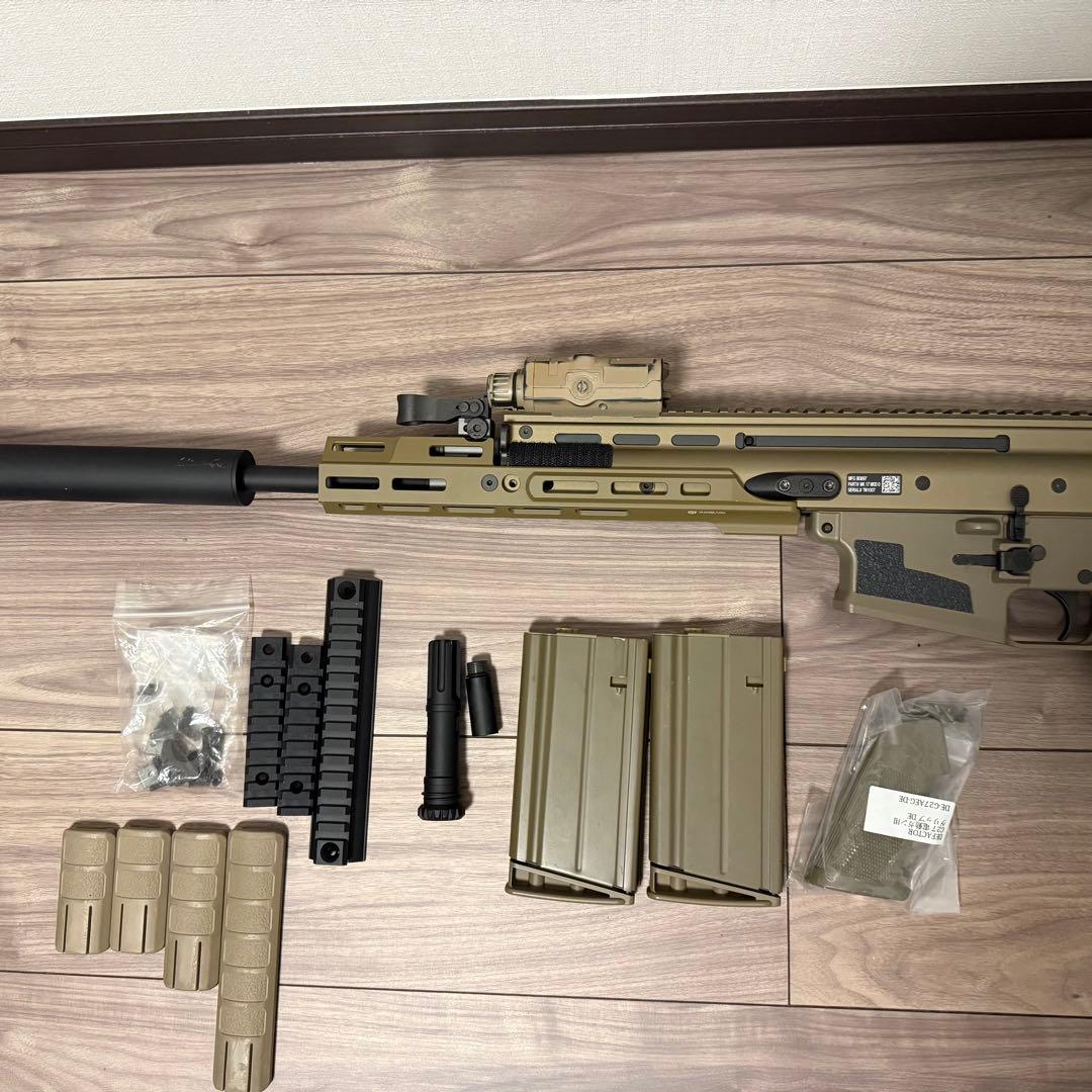 【初心者】東京マルイ　次世代SCAR-H FDE 付属品　複数カスタムパーツ付