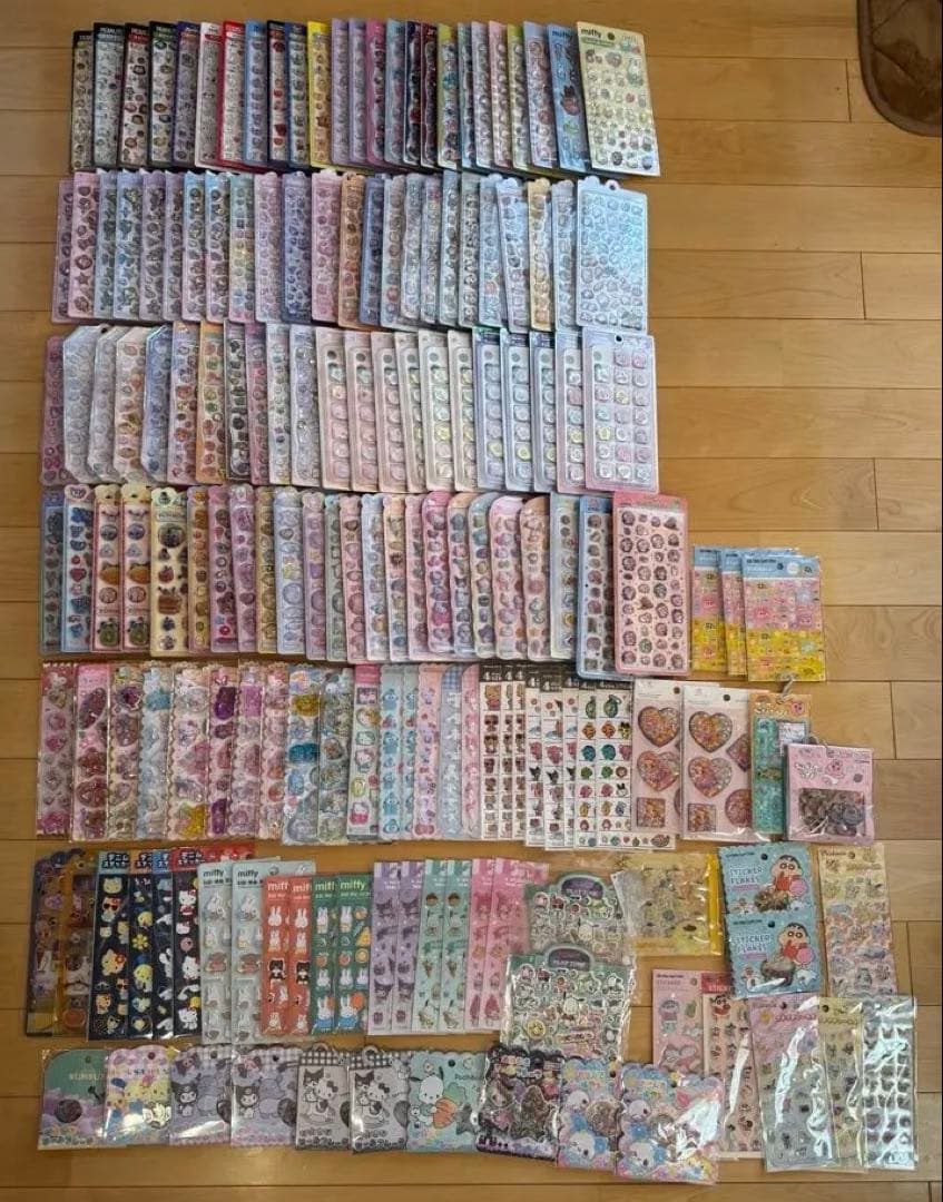 ボンボンドロップシール ディズニー サンリオ オリジナル まとめ売り 165枚