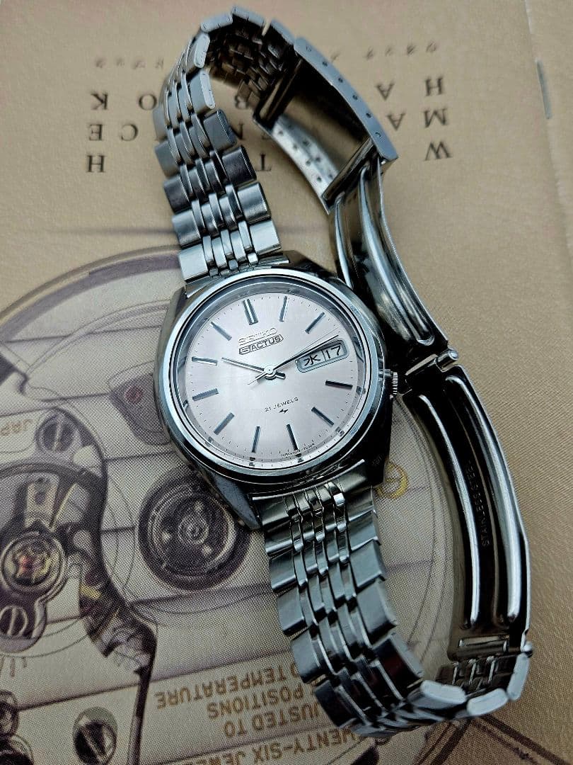 【OH済】SEIKO 5 ACTUS 1975年製 ３ヶ月保証　フルオリジナル