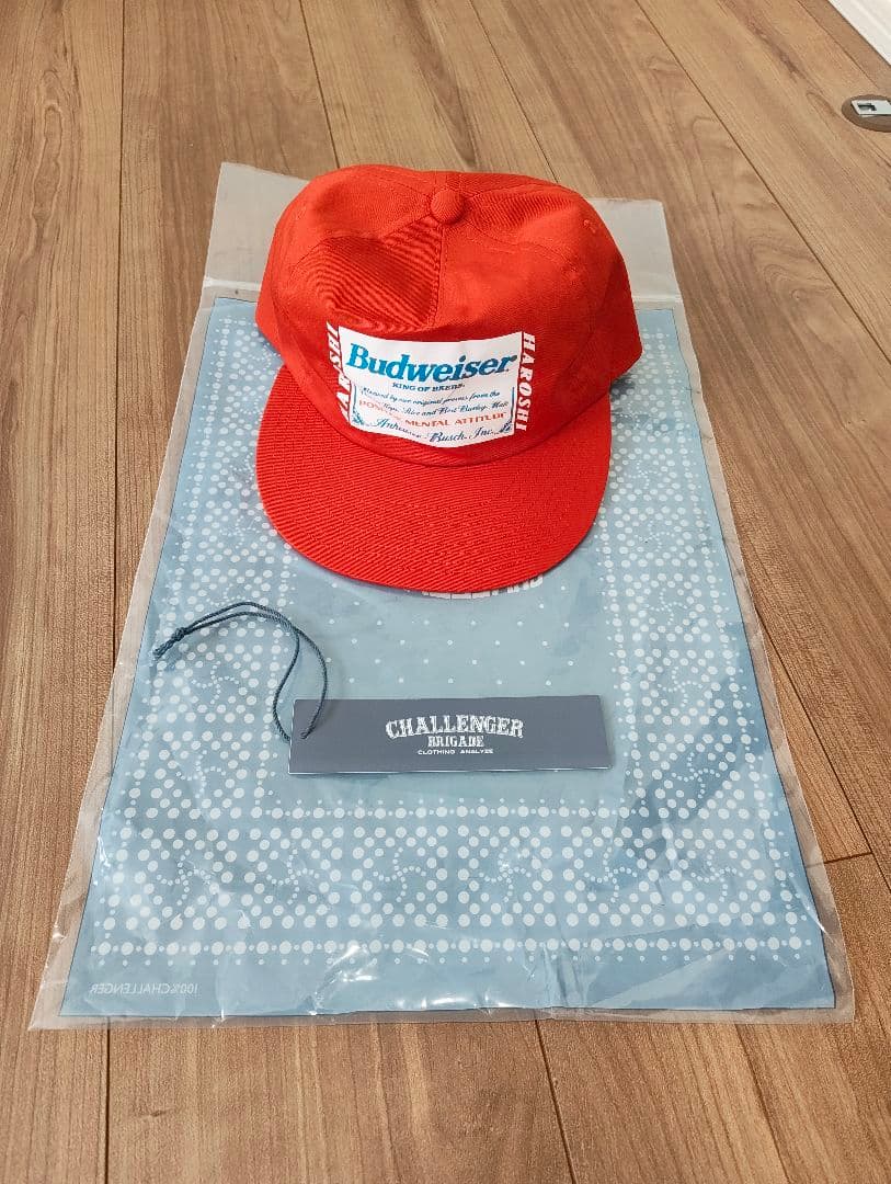 チャレンジャー　Budweiser　ハロシ　キャップ