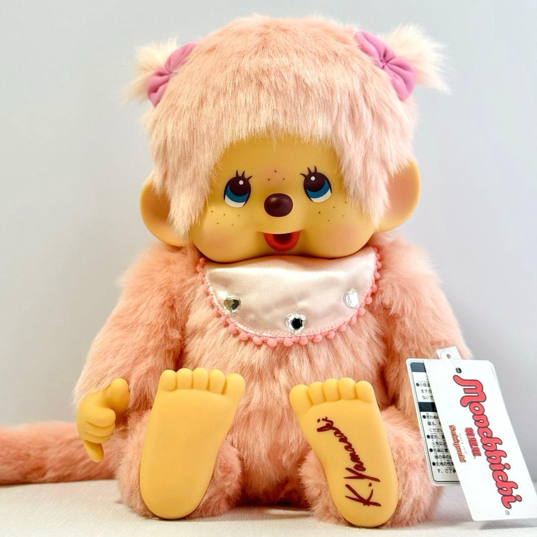 【希少】モンチッチ Lサイズ ぬいぐるみ ピンク K.yamasaki