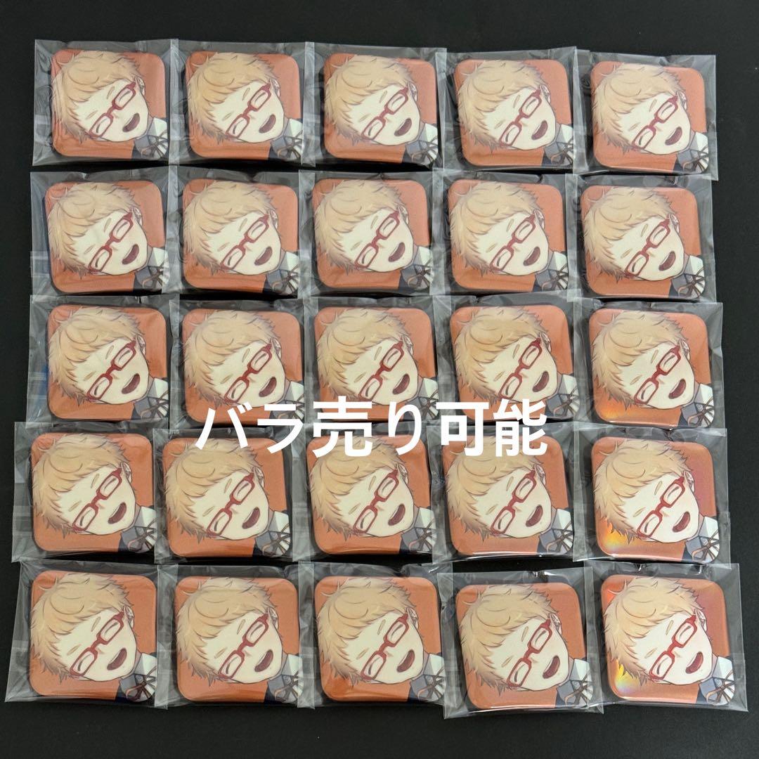 刀剣乱舞　大本丸博　祝装　スクエア缶バッジ　博多藤四郎