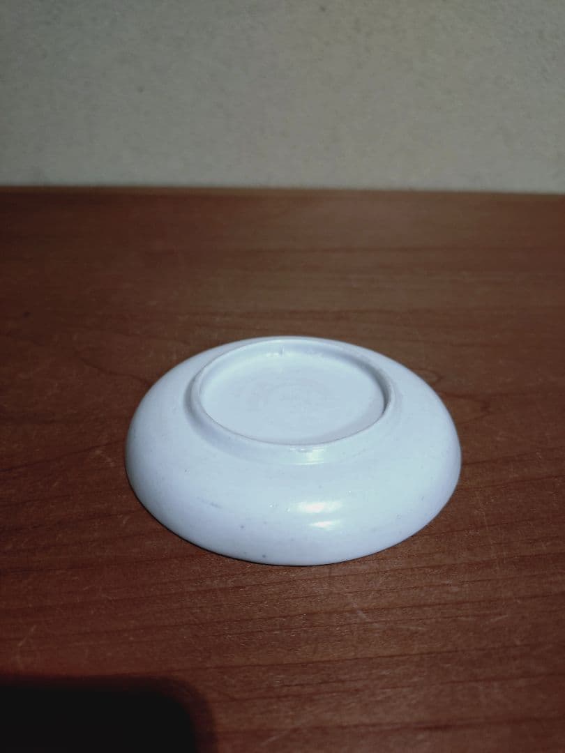 古伊万里 染付 青海波 帆船紋 豆皿 手塩皿