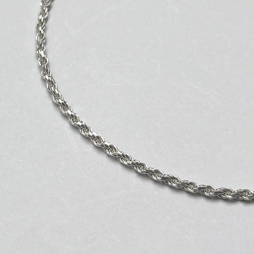 イタリア製 ヴィンテージ シルバー925 ツイストロープブレスレット