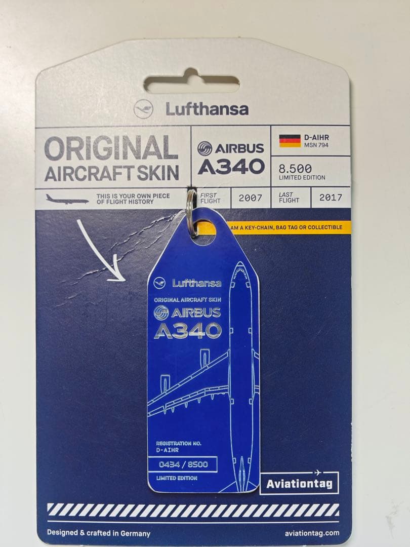 航空機・ヘリコプター Lufthansa aviationtag A340-600