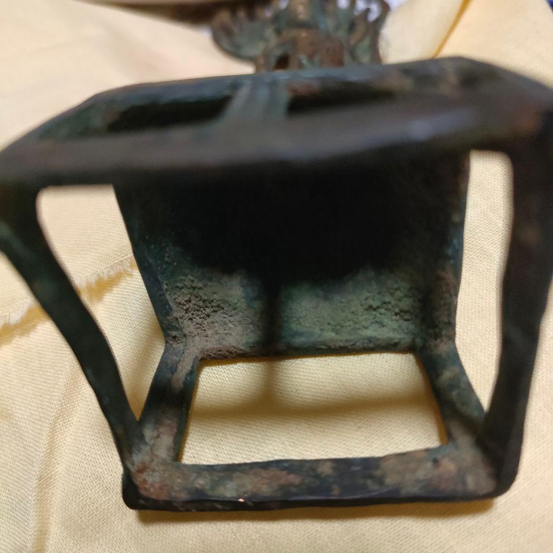 観音立像　古銅　統一新羅　北魏　朝鮮美術　中国美術　骨董アンティーク