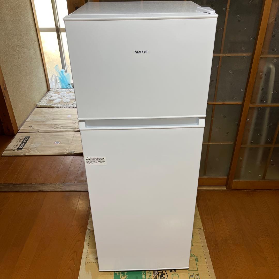 2ドア120リットル冷蔵庫
