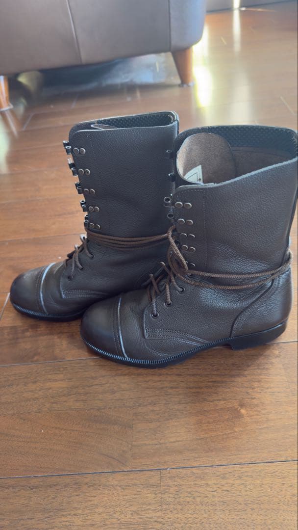 限定値下げ！希少　陸上自衛隊旧型半長靴25.5 スピードレース仕様