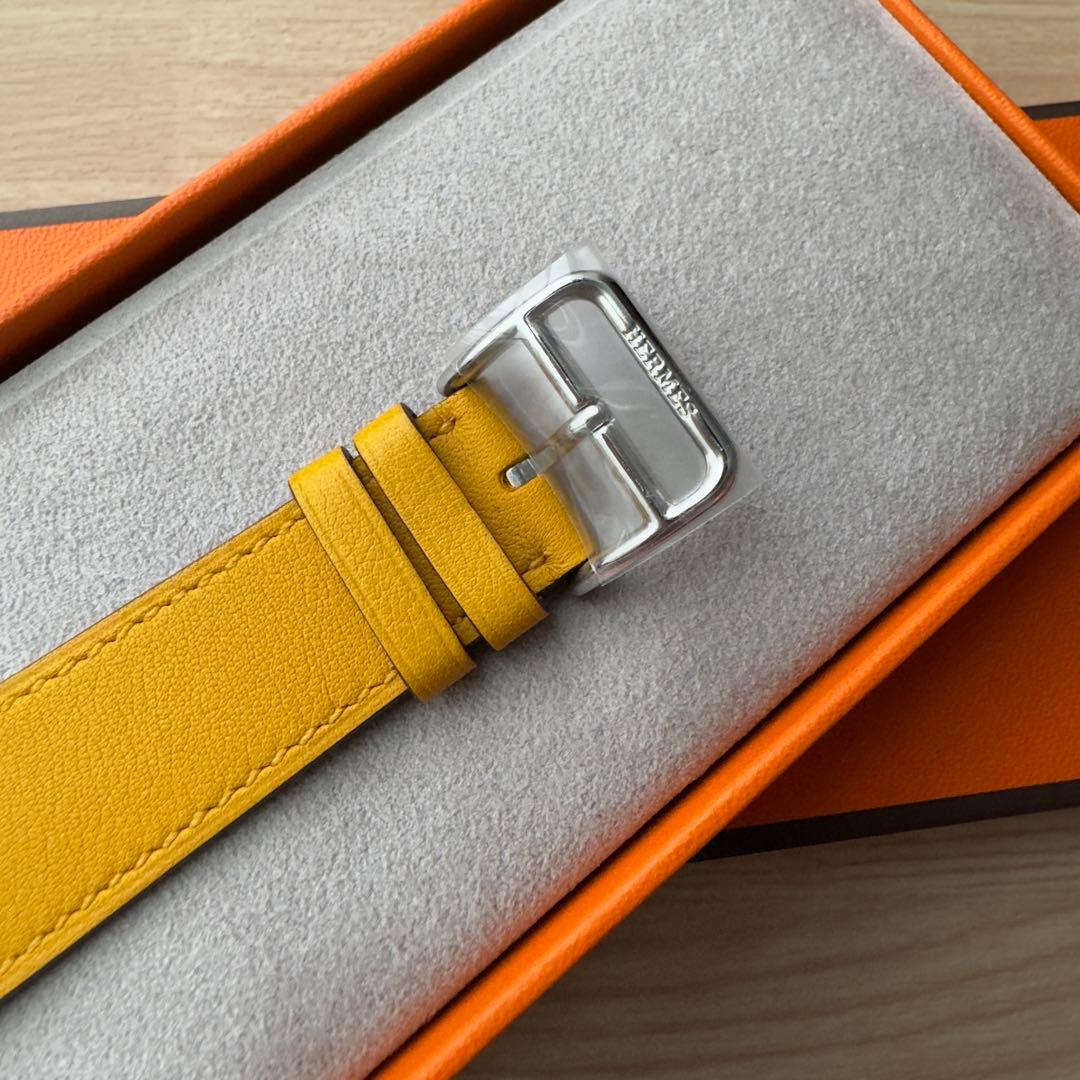 2029 Apple Watch エルメス　イエロー/ローズ　ドゥブルトゥール