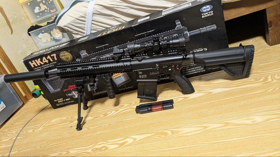 東京マルイ HK417 次世代電動ガン　アタッチメント付き