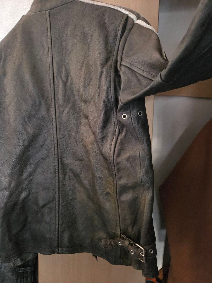 schott ライダース シングル ストライプ Sサイズ