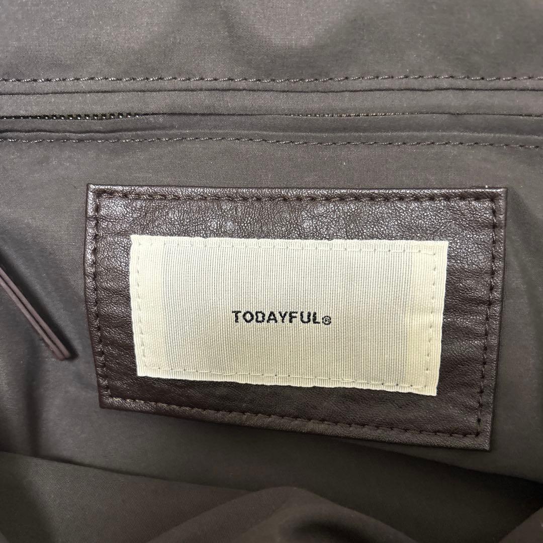 TODAYFUL Ecoleather Shoulder Bag ダークブラウン