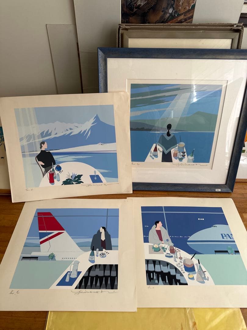 ◇平野琳人 リトグラフ シルクスクリーン h.c Hors Commerce