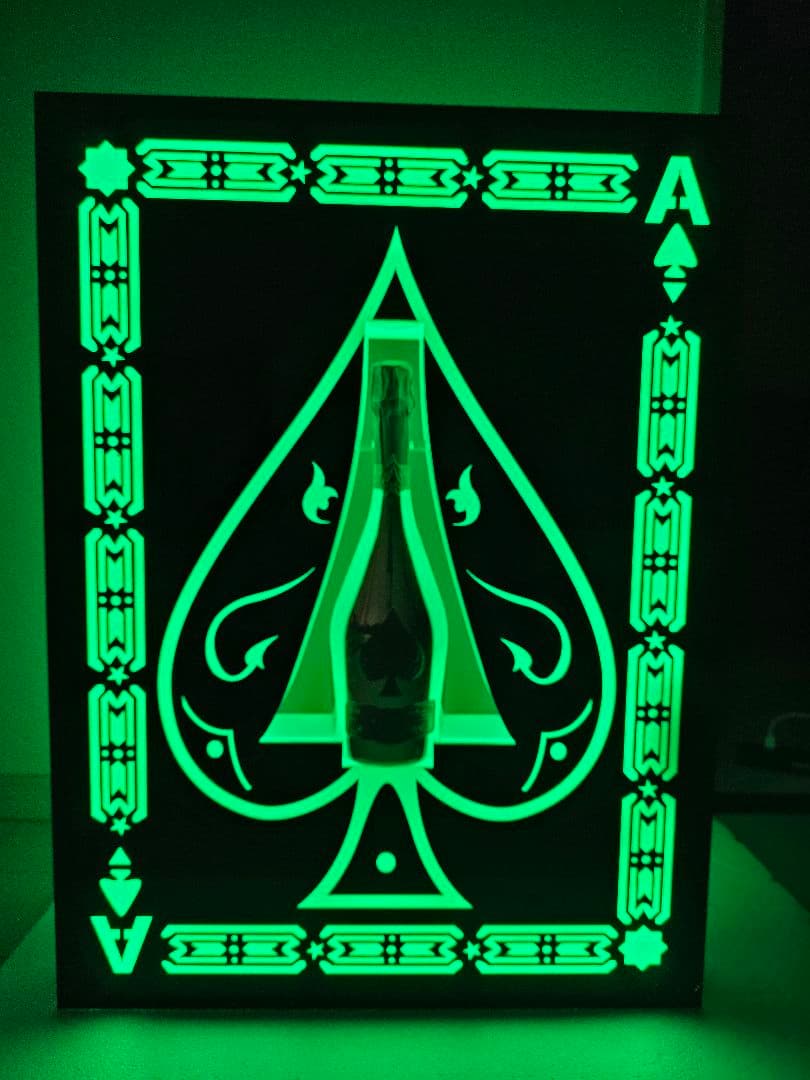 激安 アルマンド ディスプレイ台 LEDライト シャンパン アタッシュケース