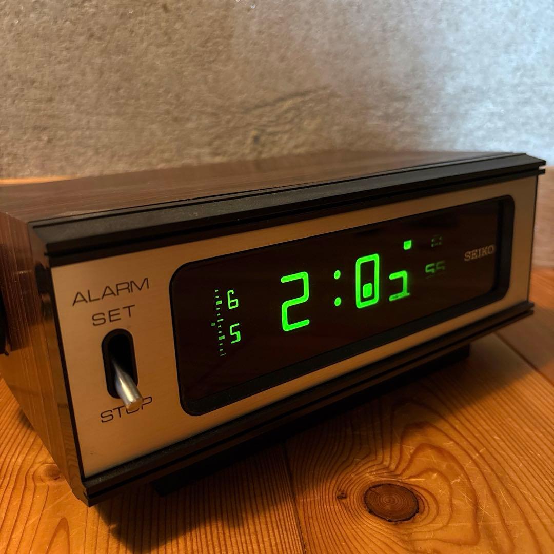 70年代　セイコ　DL406 パタパタ時計　デジタルクロック　スペースエイジ