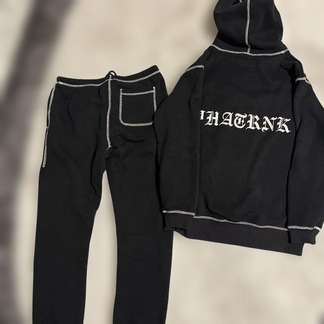 PHATRNK XL ブラック パーカーとパンツ セット