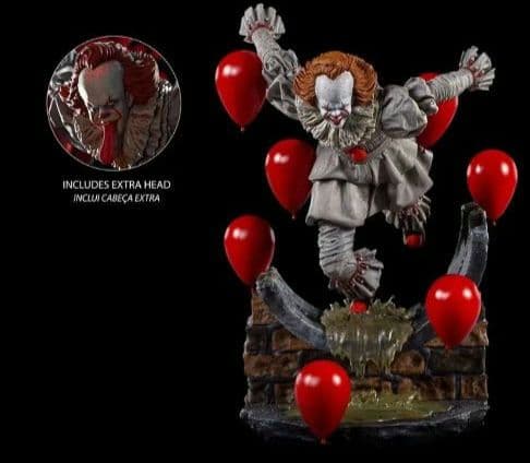 It　ペニーワイズ　フィギュア　エクストラヘッド付き