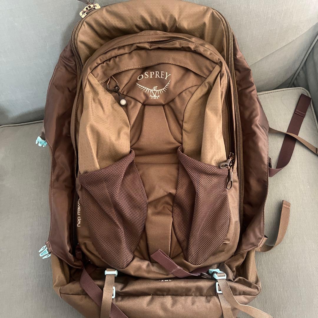 OSPREY バックパック グレーカーキ