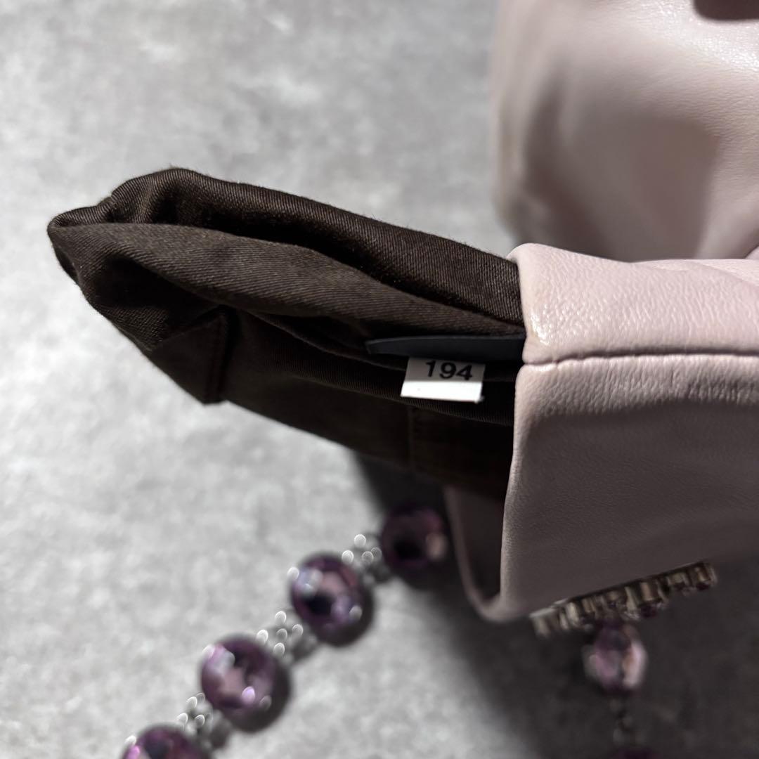 バッグ Miu Miu Chain Beaded Shoulder Bag Clutch