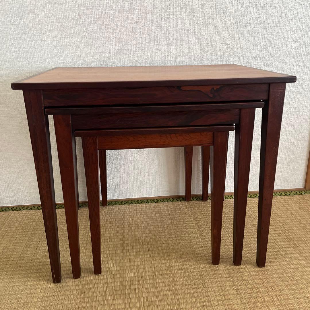 イギリス アンティーク家具 ネストテーブル