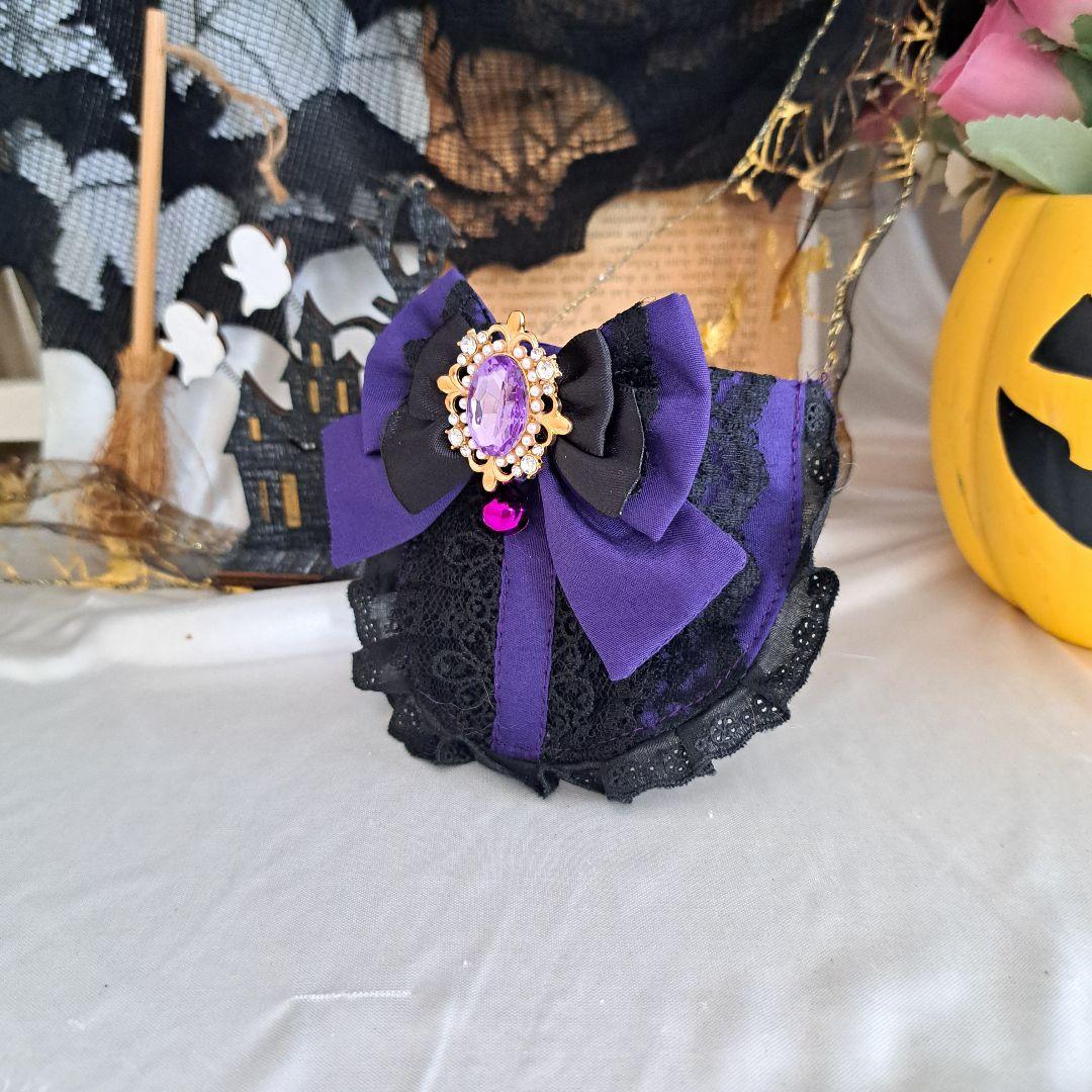 ハロウィン、ゴスロリスタイ(③)わんちゃん猫ちゃん用