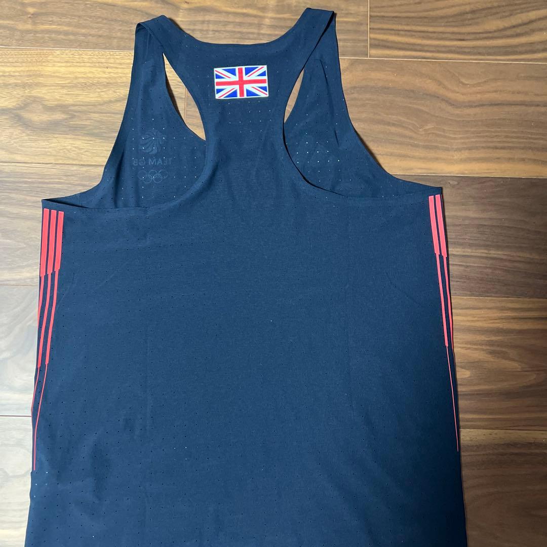 adidas team gb パリ五輪代表 シングレット レプリカ us s
