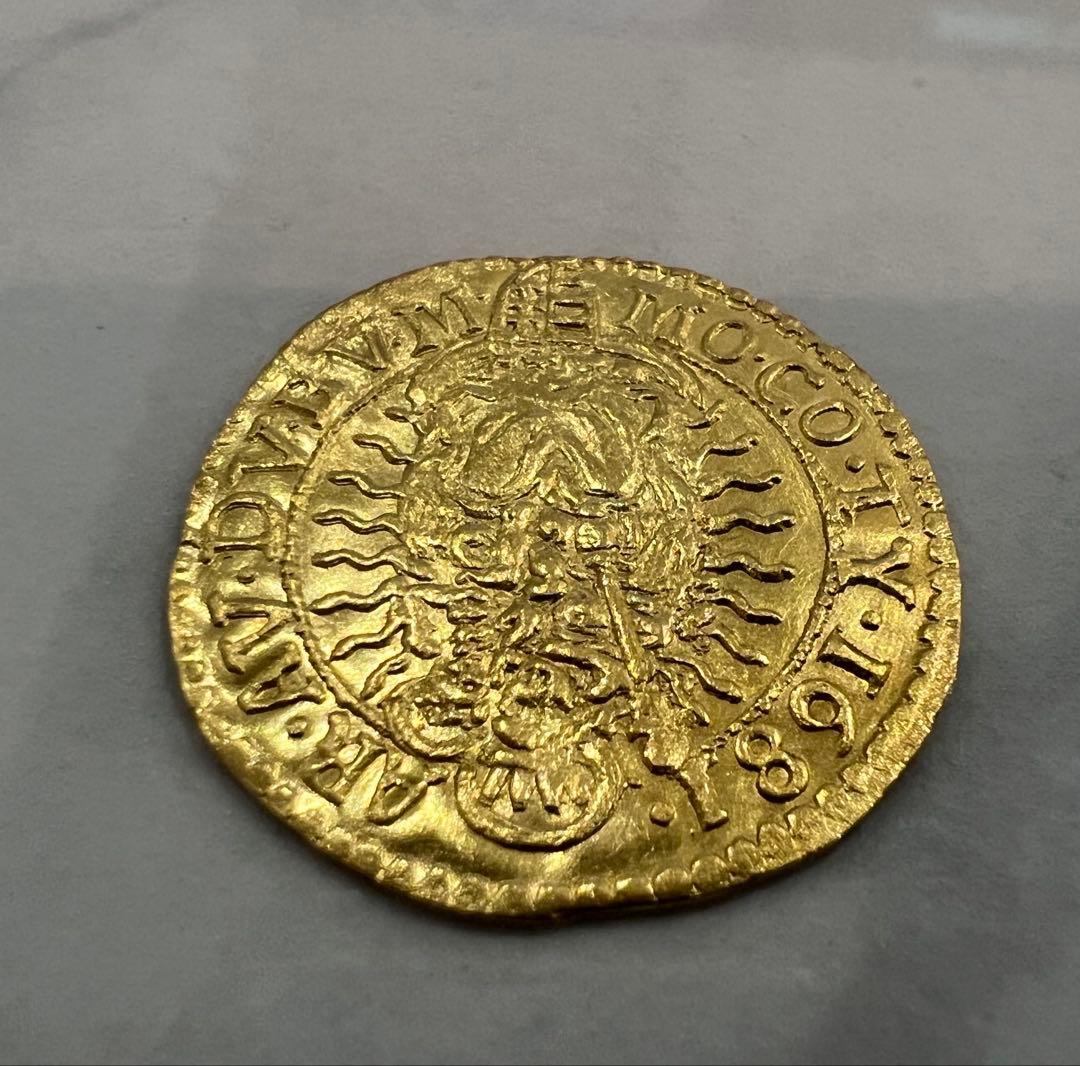 [今週まで] K21金貨1681年 神聖ローマ帝国ハンガリー3.481g