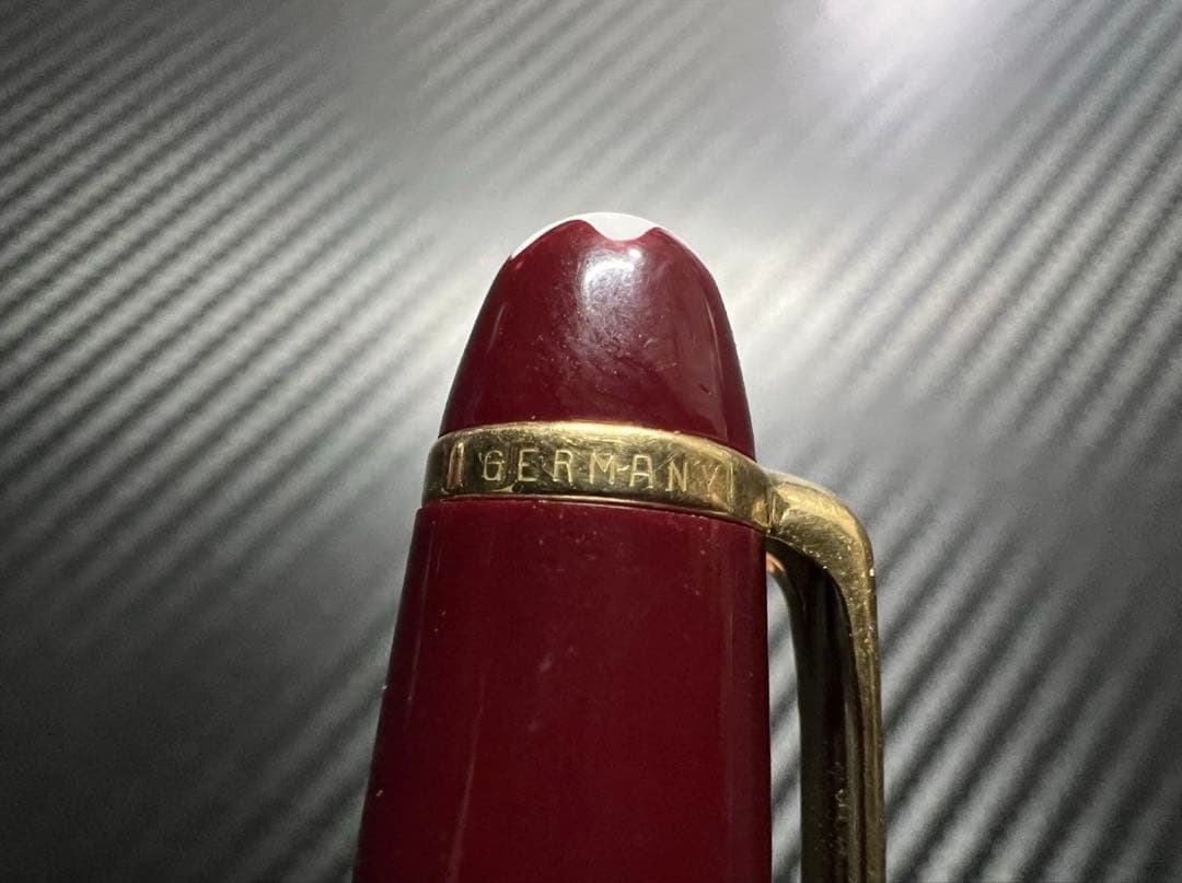 極美品 モンブラン 144 M 万年筆 ボルドー 中白