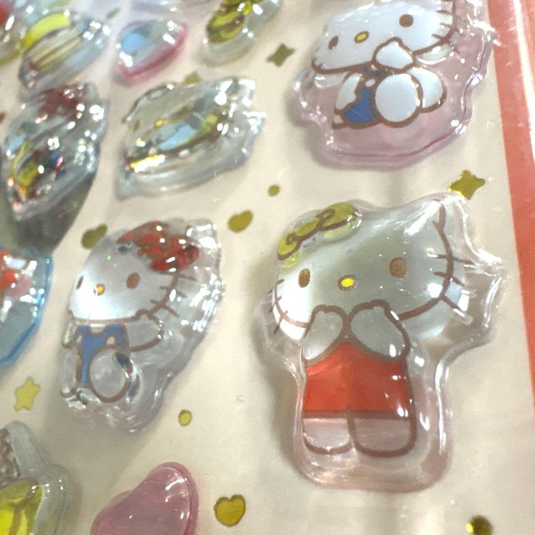 【韓国限定・正規品】サンリオ Tok!Tok! 15枚セットぷっくり　3Dシール