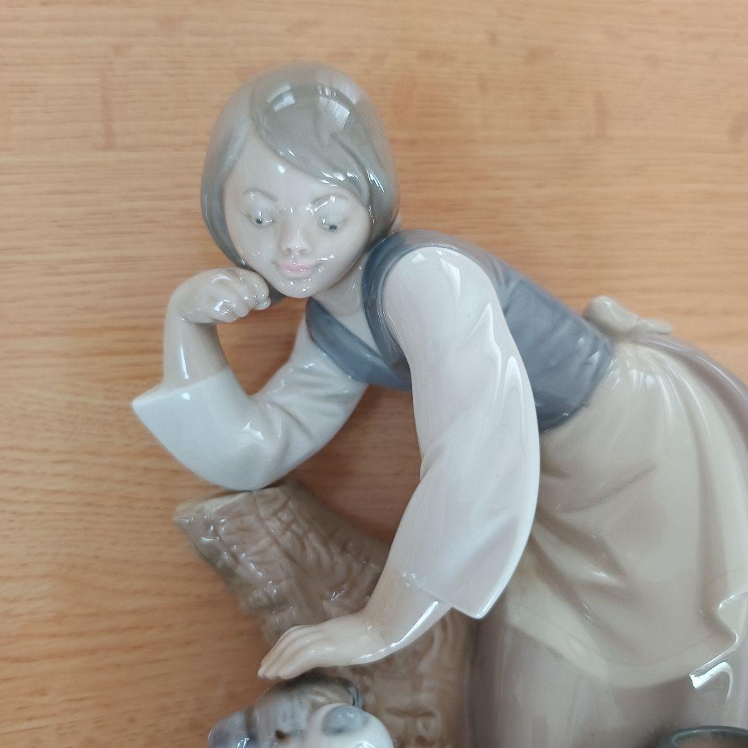絶版LLADRO リヤドロ No.1246『おとなしくしてね』