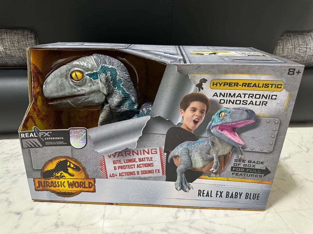 トイザらス限定 ジュラシックワールド スーパーリアル ベビーブルー パペット
