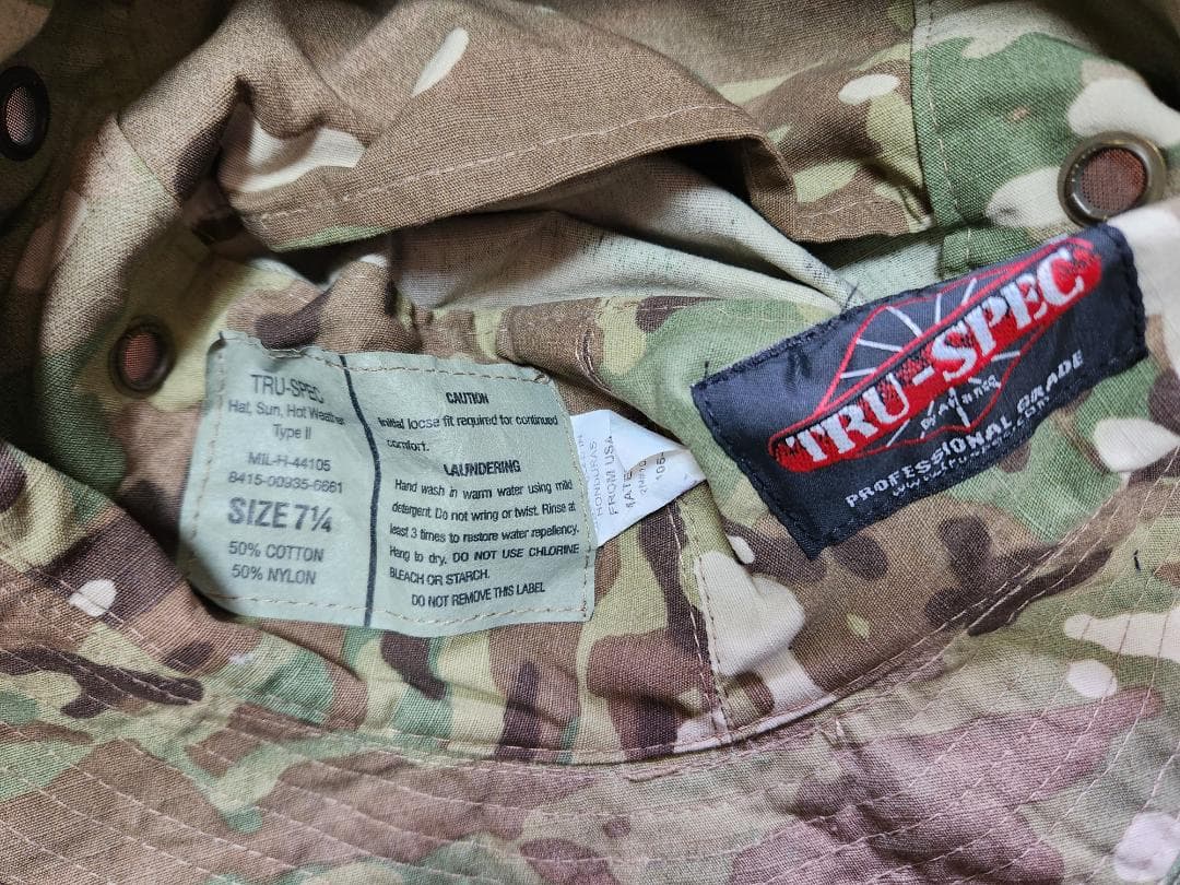 米軍　マルチカム迷彩服　上下帽子ベルトセット　メンズ