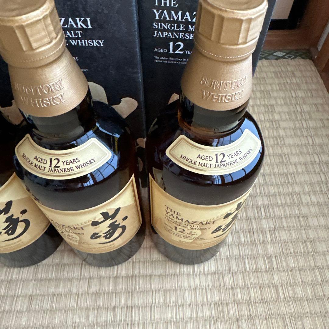 サントリー　ウイスキー　山崎　12年　100周年記念ボトル　化粧箱付き