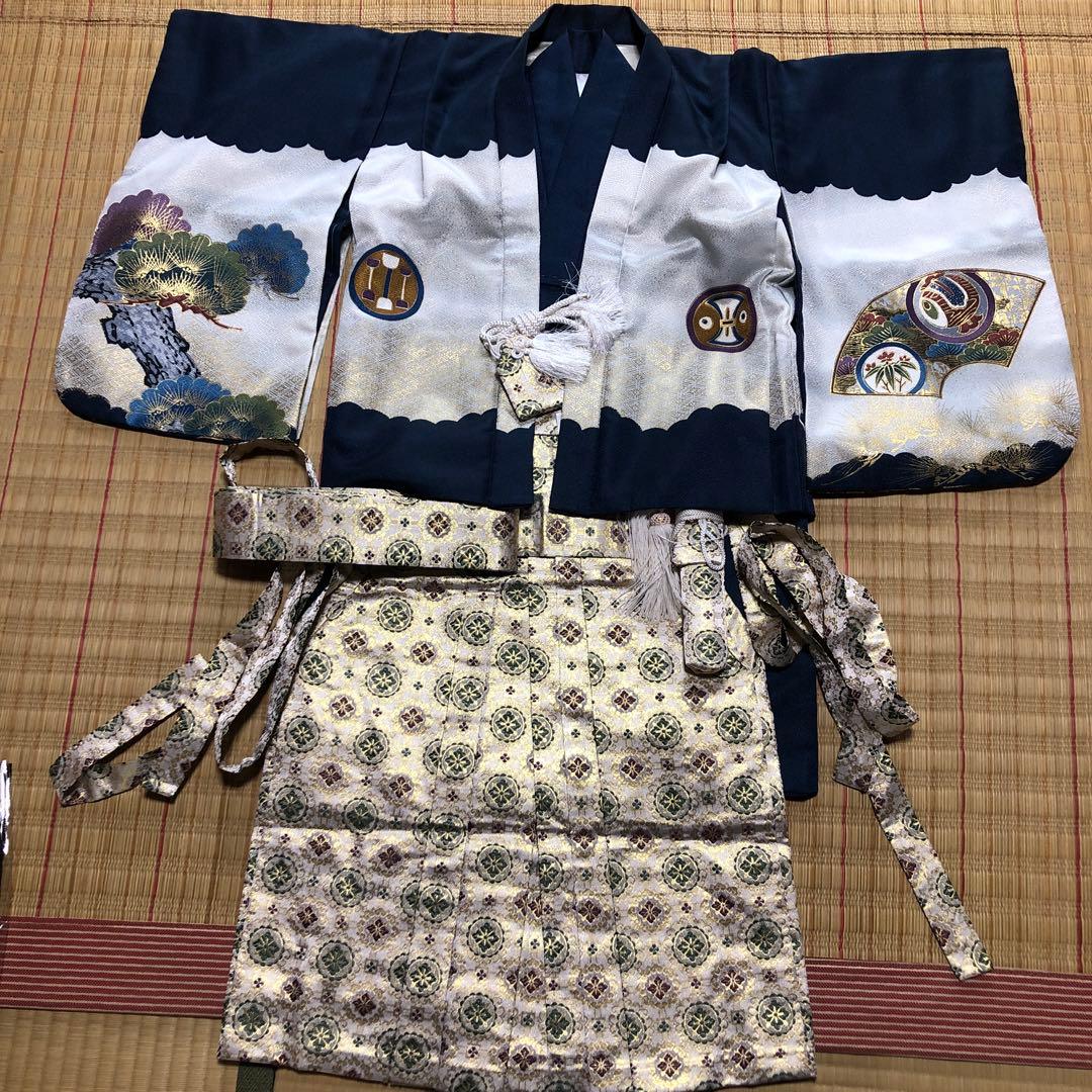 七五三　子供用袴　3歳　紺色