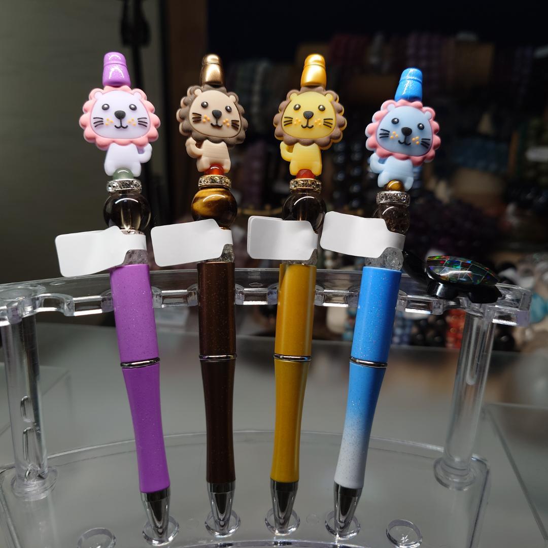 【れいこ様オーダー】ライオンボールペン＆亀置物
