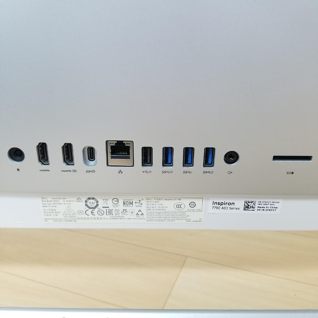 ジャンク品 DELL i7 第10世代 一体型 Inspiron（E2902
