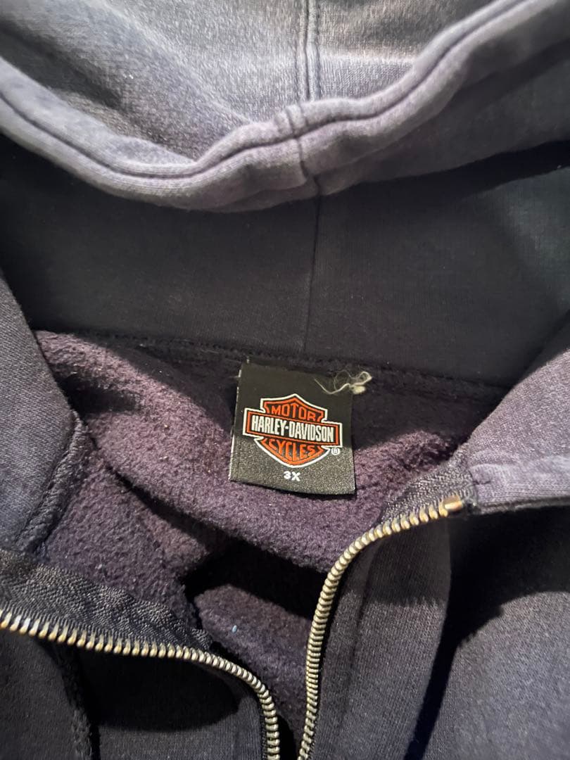 00s ハーレーダビッドソン ブラック パーカー Harley-Davidson