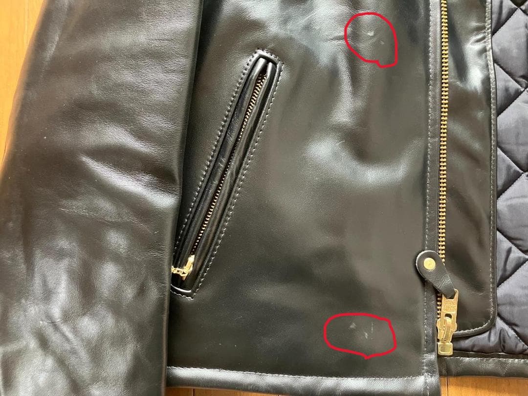 schott ショット ホースハイド 40 USA製 黒