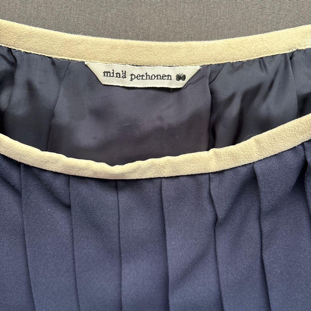 ミナペルホネン　試着のみ　プリーツスカート36