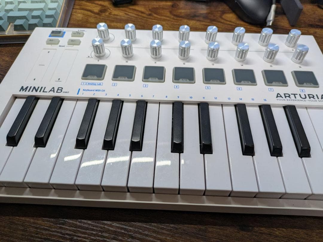 DTM・DAW ARTURIA MINILAB mk2 & Roland DP-10