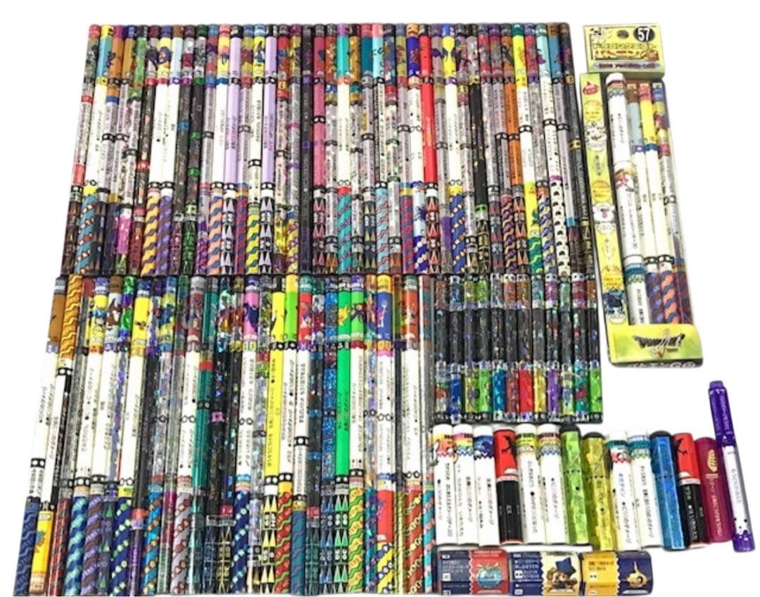 当時物　ドラゴンクエスト バトルえんぴつ　トータル100本以上　昭和レトロ