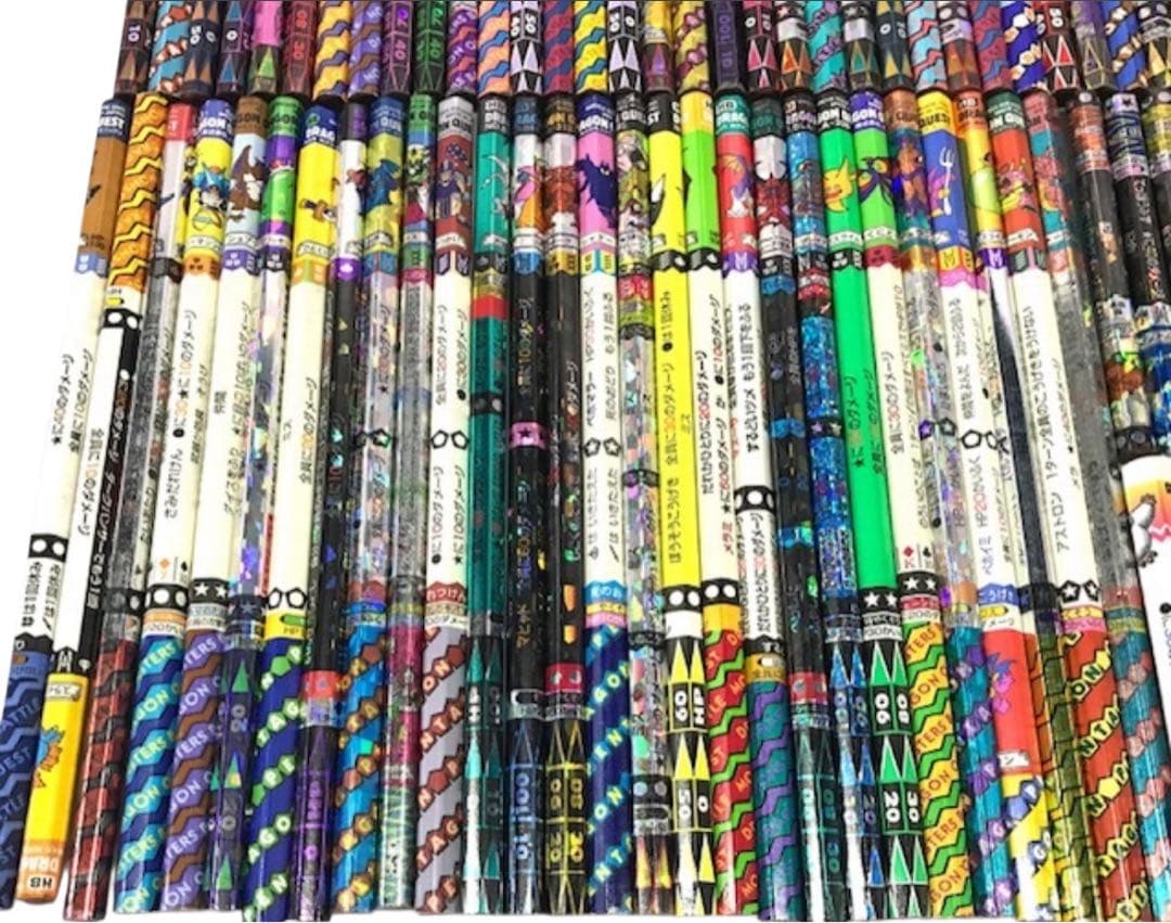 当時物　ドラゴンクエスト バトルえんぴつ　トータル100本以上　昭和レトロ
