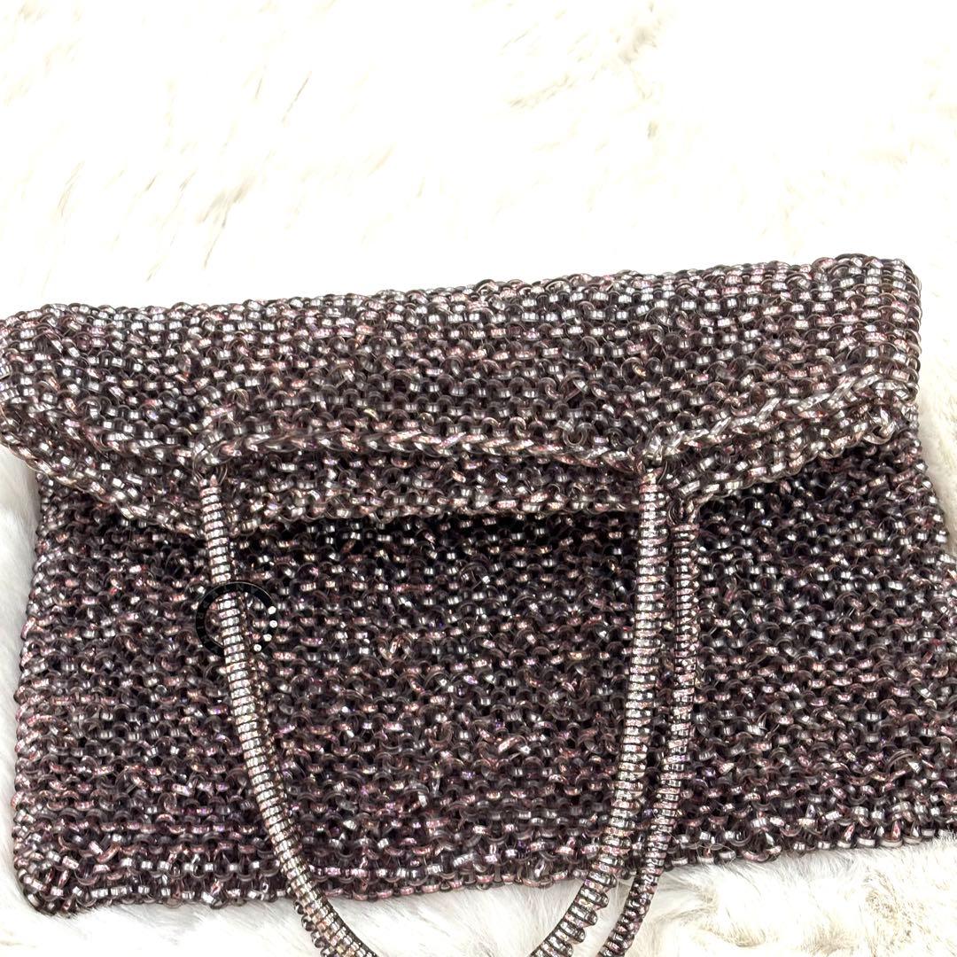 未使用級 アンテプリマ ANTEPRIMA ワイヤーバッグ ピンク スクエア