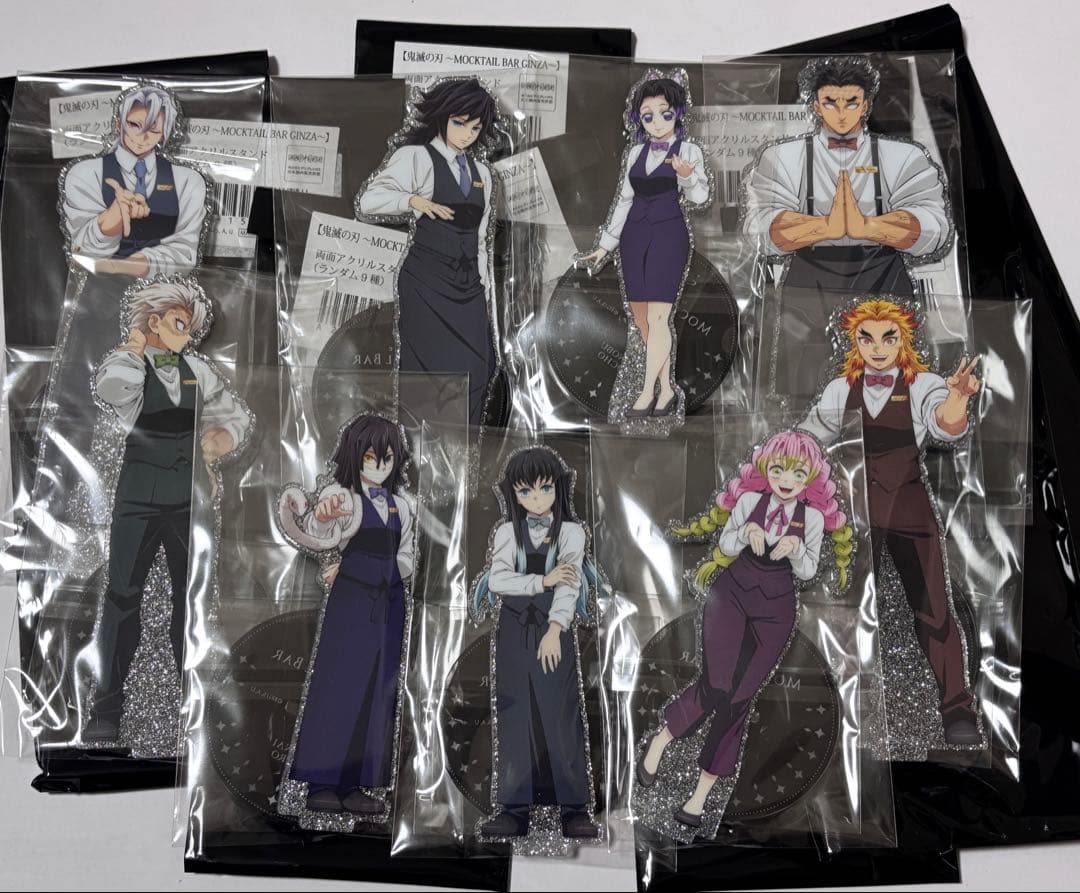 鬼滅の刃　柱全員　モクテルバー 両面アクリルスタンド コンプリート