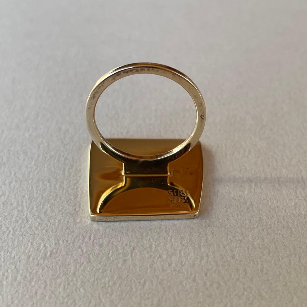 f*i様 SIRI SIRI リング 螺鈿 Sサイズ (10号程度)