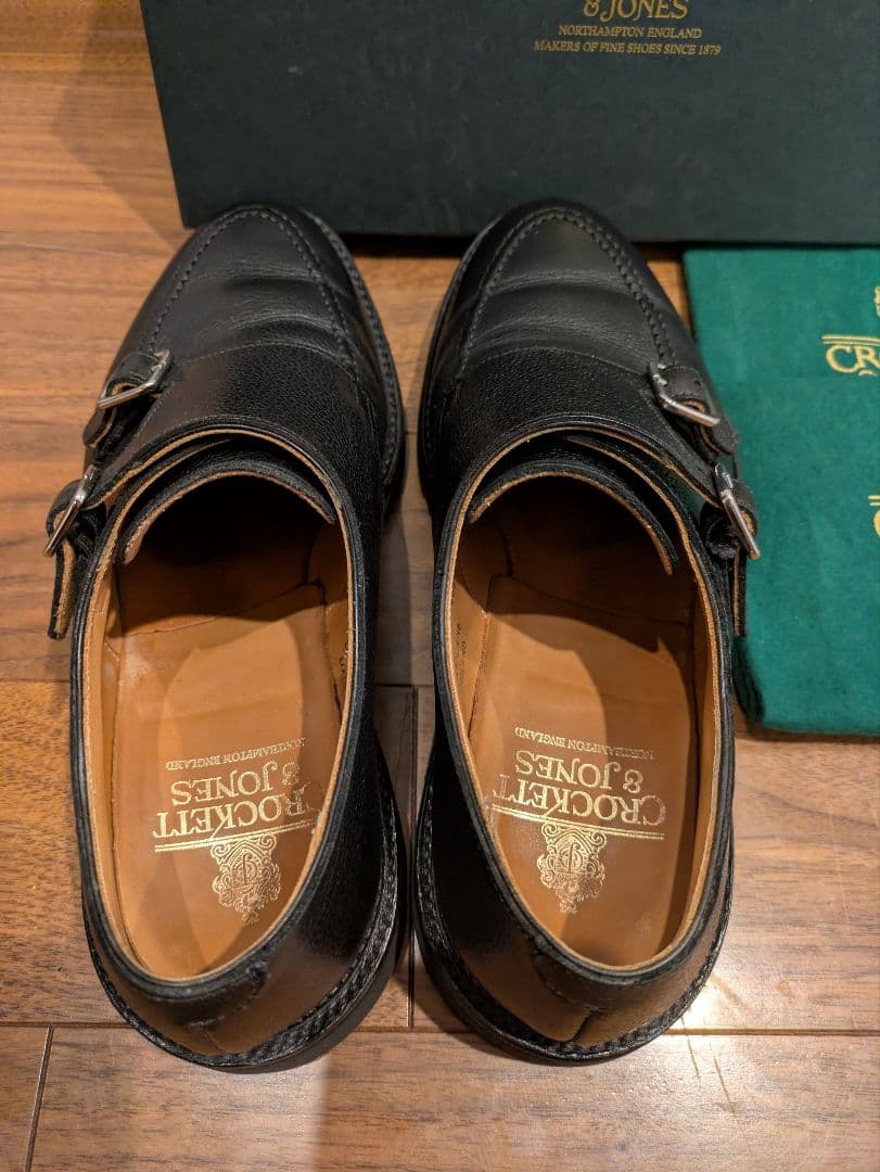 whitby crockett＆jones モンク グレイン 7E クロケット