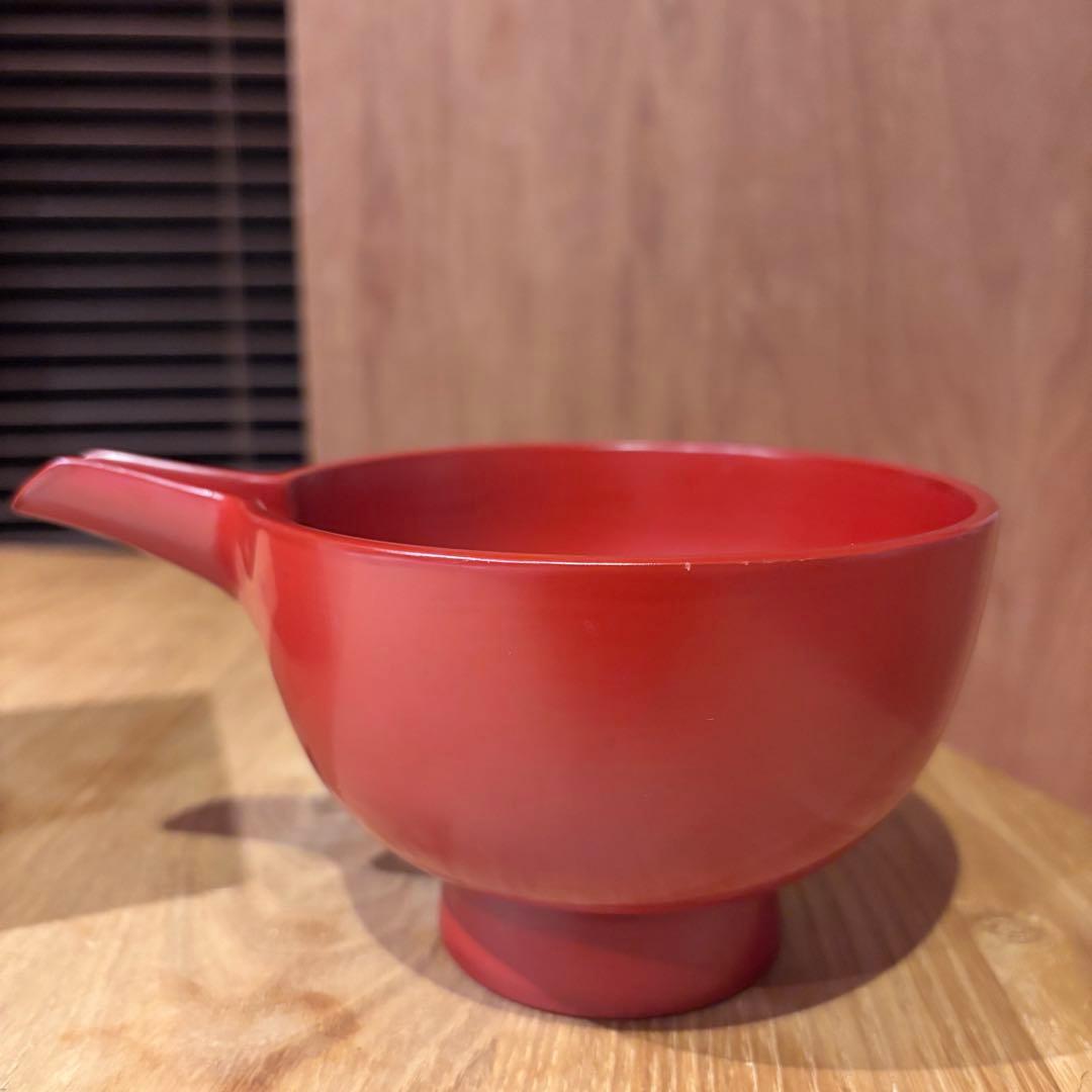 浄法寺漆器｜片口｜朱｜4.5寸｜岩舘正二｜初代