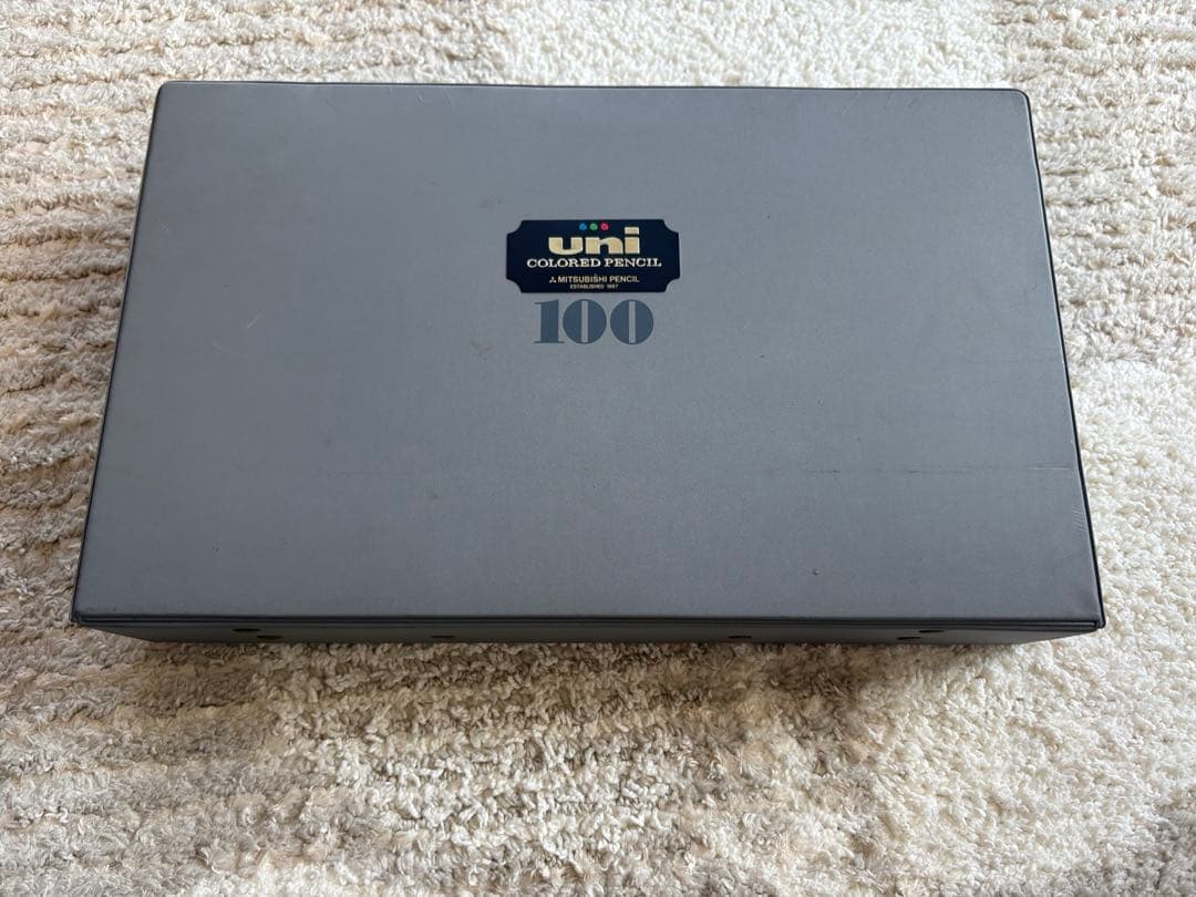 三菱色鉛筆　ユニカラー100色　uni （開封済み）