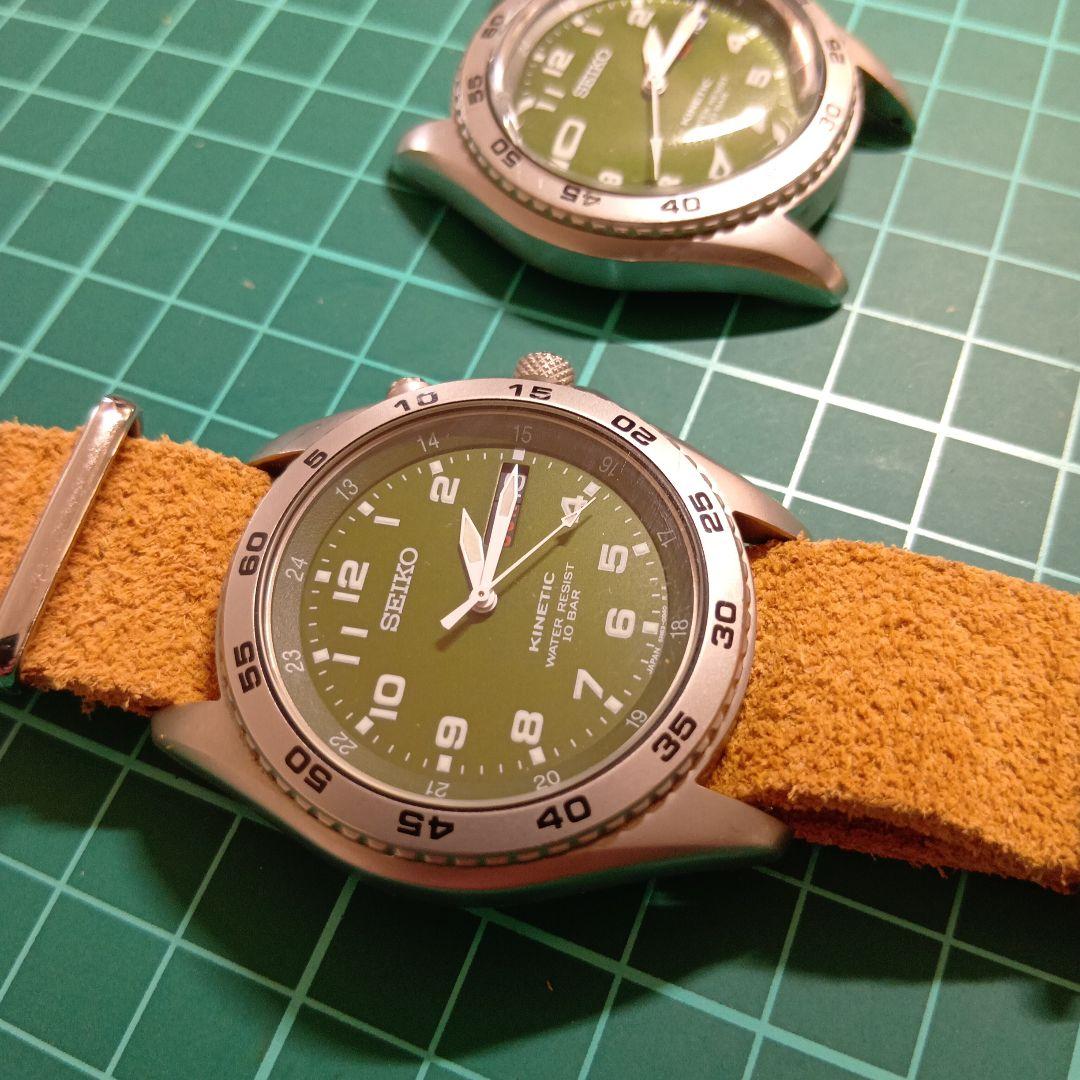 SEIKO Kinetic ミリタリー